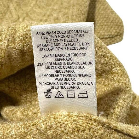 Vince Camuto Women's Cable Sweater Latte Heather Size Large - Picture 10 of 11